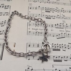 Silver Star Charm Bracelet